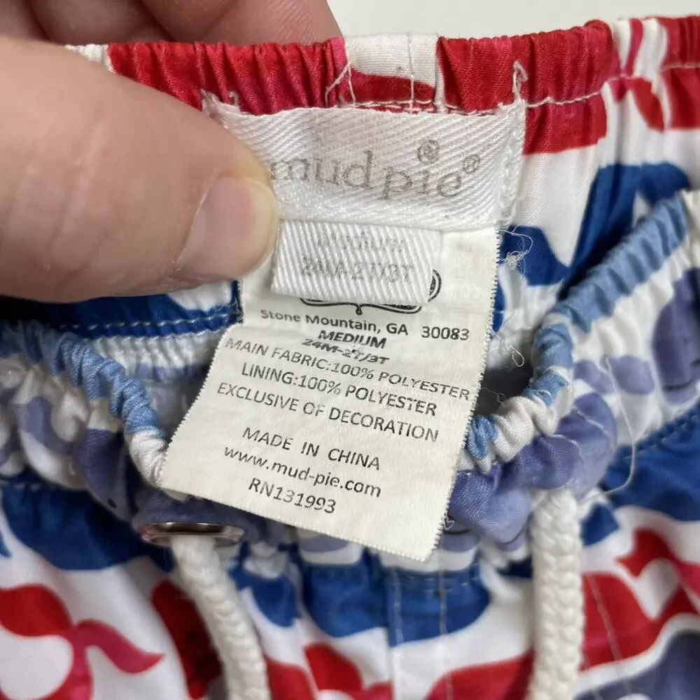 Mud Pie Whale Swim Trunks